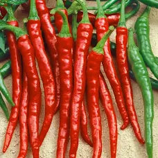 Premium Long Red Thin Cayenne Hot Pepper